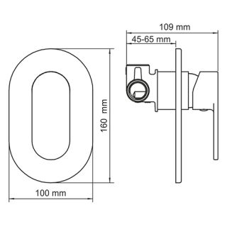 Wasserkraft Elbe 7451 Смеситель для душа
